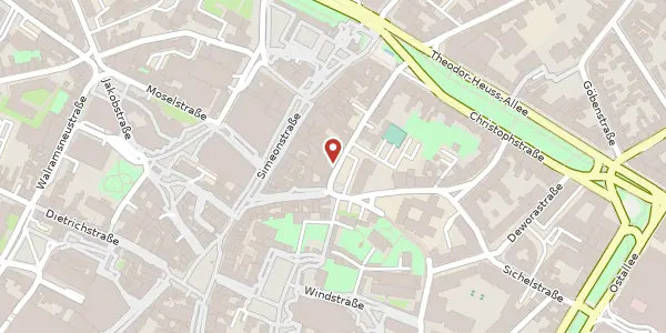 Karte der Umgebung von Rindertanzstraße 7 a, 54290 Trier