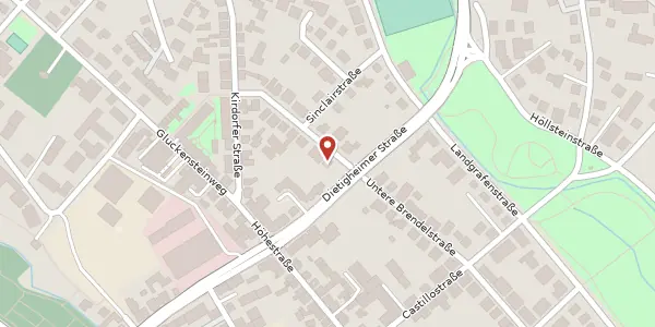 Karte der Umgebung von Obere Brendelstr. 30, 61350 Bad Homburg