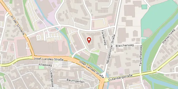 Karte der Umgebung von Alte Weberei 6, 87600 Kaufbeuren