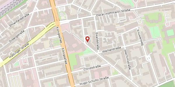 Karte der Umgebung von Saladin-Schmitt-Str. 23, 44789 Bochum