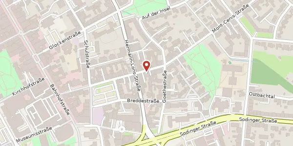 Karte der Umgebung von Mont-Cenis-Str. 22, 44623 Herne