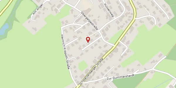 Karte der Umgebung von Dr. Wiefel-Str. 4, 51647 Gummersbach