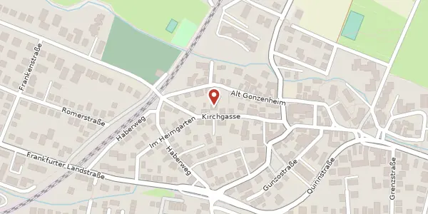 Karte der Umgebung von Kirchgasse 16, 61352 Bad Homburg