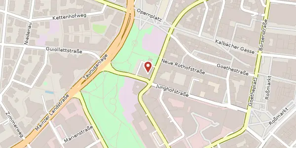 Karte der Umgebung von Neue Mainzer Str. 75, 60311 Frankfurt
