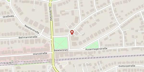 Karte der Umgebung von Beselerplatz 7, 22607 Hamburg