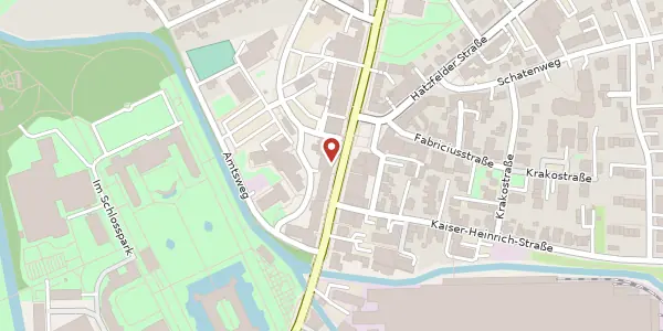 Karte der Umgebung von Bielefelder Str. 5, 33104 Paderborn