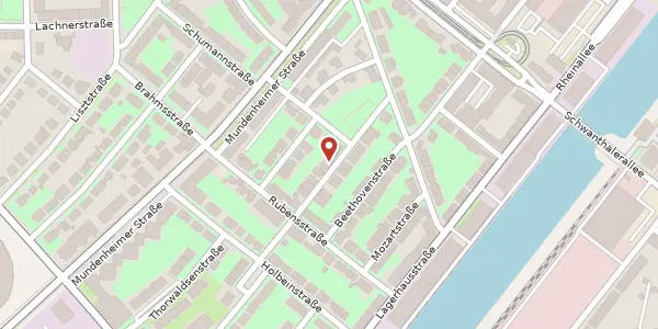 Karte der Umgebung von Richard-Wagner-Straße 13, 67061 Ludwigshafen am Rhein