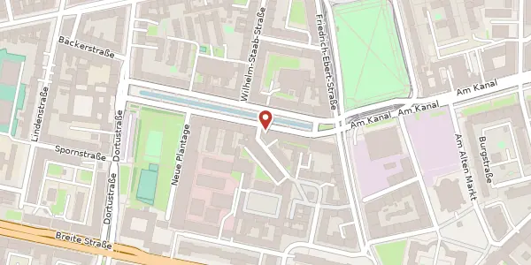 Karte der Umgebung von Yorckstraße 22-24, 14467 Potsdam