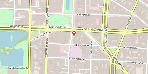 Karte der Umgebung von Königsallee 100, 40215 Düsseldorf