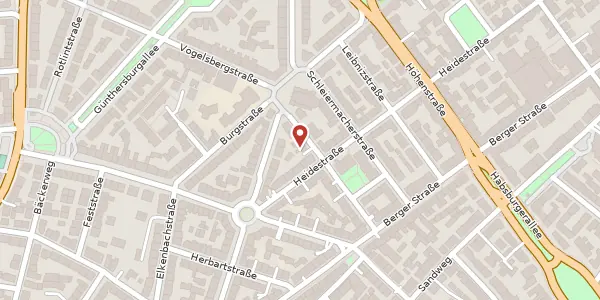 Karte der Umgebung von Schopenhauerstr. 25, 60316 Frankfurt