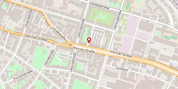 Karte der Umgebung von Mainzer Straße 116, 66121 Saarbrücken