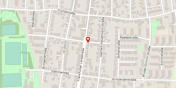 Karte der Umgebung von Holbeinstr. 1, 64291 Darmstadt
