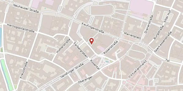 Karte der Umgebung von Fürstenfelder Str. 7, 80331 München