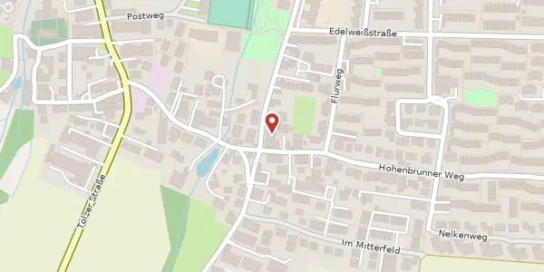 Karte der Umgebung von Hohenbrunner Weg 27 b, 82024 Taufkirchen