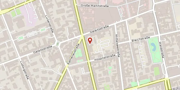 Karte der Umgebung von Kaiserstr. 29, 63065 Offenbach