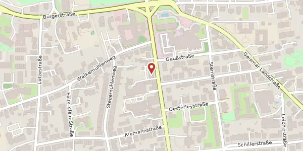 Karte der Umgebung von Reinhäuser Landstraße 16, 37083 Göttingen