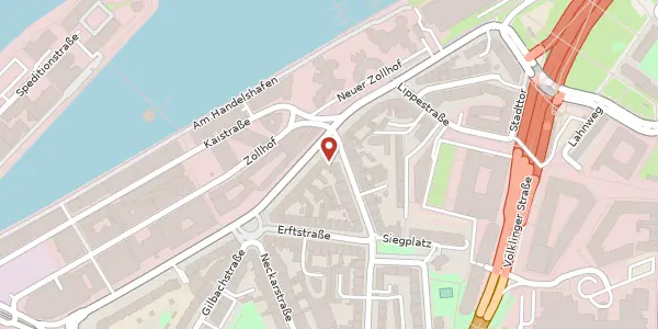 Karte der Umgebung von Hammer Str. 20, 40219 Düsseldorf