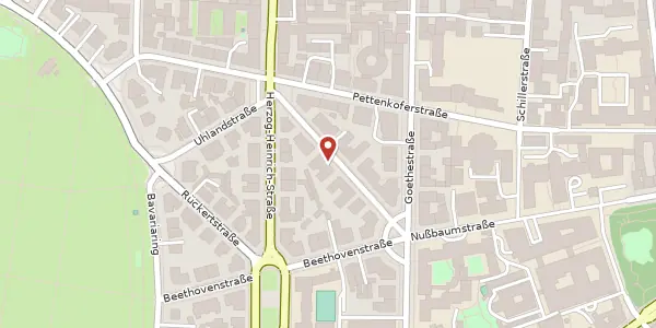 Karte der Umgebung von Lessingstr. 9, 80336 München