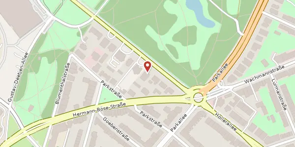 Karte der Umgebung von Hollerallee 73, 28209 Bremen