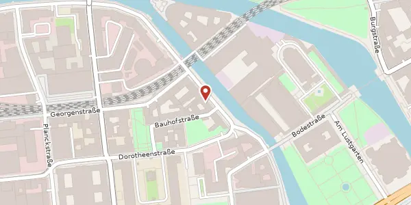 Karte der Umgebung von Am Kupfergraben 6, 10117 Berlin