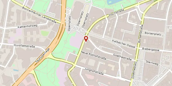Karte der Umgebung von Neue Mainzer Str. 84, 60311 Frankfurt am Main