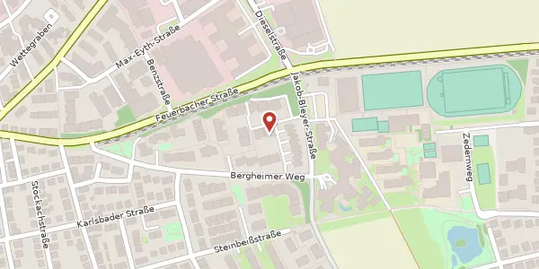 Karte der Umgebung von Bergheimer Weg 41, 70839 Gerlingen