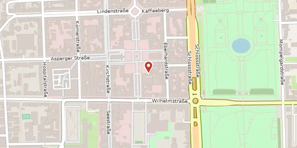 Karte der Umgebung von Marktplatz 2, 71634 Ludwigsburg