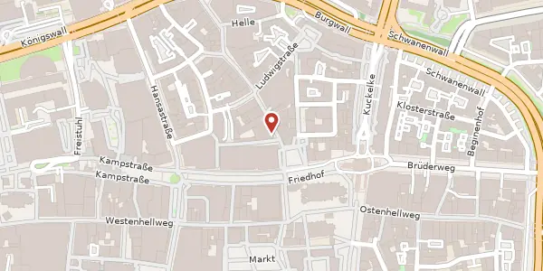 Karte der Umgebung von Brückstr. 20-26, 44135 Dortmund