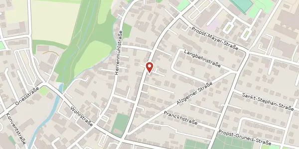 Karte der Umgebung von Neuöttinger Str. 40 a, 84503 Altötting