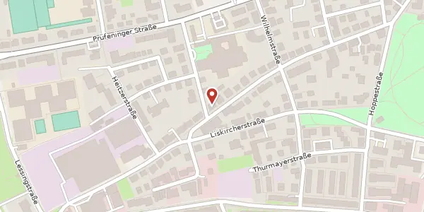 Karte der Umgebung von Dechbettener Str. 36, 93049 Regensburg
