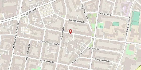 Karte der Umgebung von Rosastr. 42, 45130 Essen