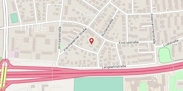 Karte der Umgebung von Gladiolenstr. 5b, 80689 München