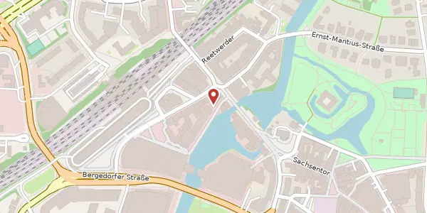 Karte der Umgebung von Serrahnstr. 1, 21029 Hamburg