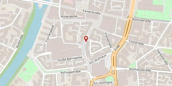 Karte der Umgebung von Fleiner Straße 22, 74072 Heilbronn