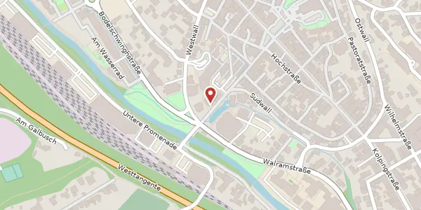 Karte der Umgebung von Bahnhofstr. 22, 58706 Menden