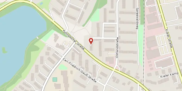 Karte der Umgebung von Stettiner Straße 50, 24211 Preetz