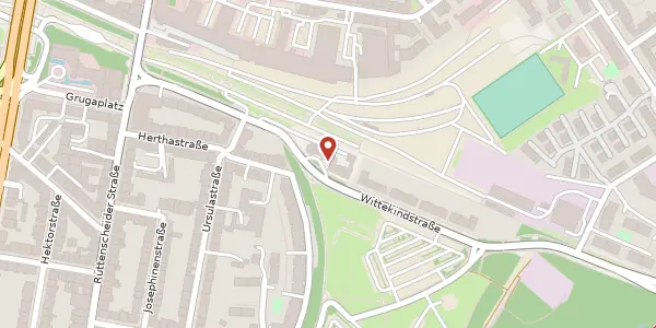 Karte der Umgebung von Wittekindstr. 1 a, 45131 Essen