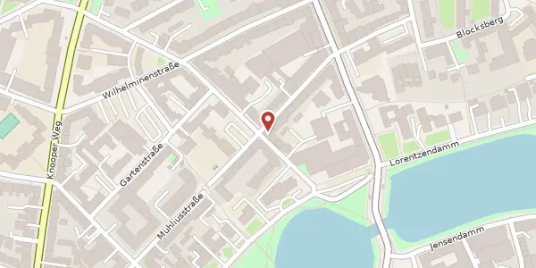 Karte der Umgebung von Legienstraße 16, 24103 Kiel