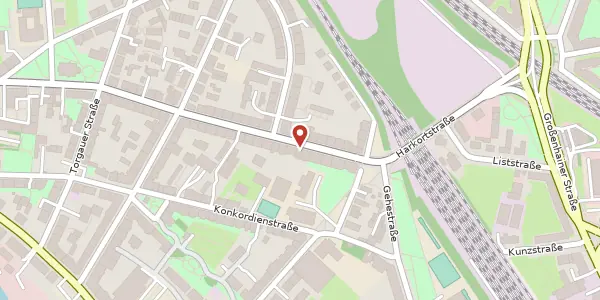 Karte der Umgebung von Bürgerstraße 13, 01127 Dresden