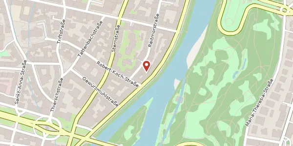 Karte der Umgebung von Widenmayerstr. 9, 80538 München