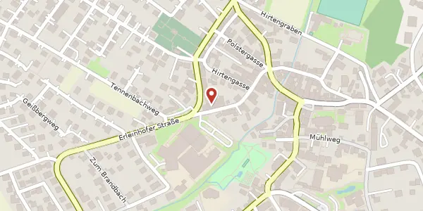Karte der Umgebung von Erleinhofer Str. 14 B, 91077 Neunkirchen a.Br.