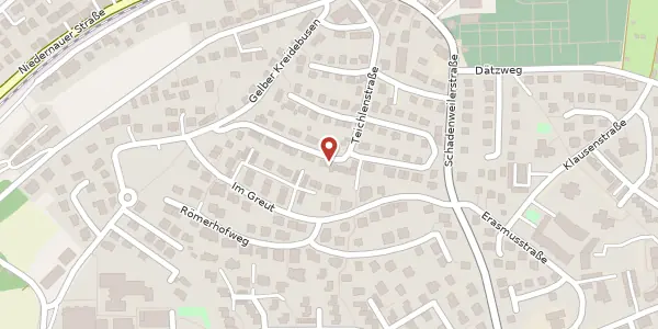 Karte der Umgebung von Erzbergstraße 13, 72108 Rottenburg