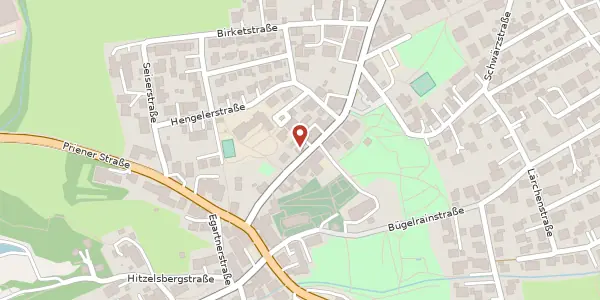 Karte der Umgebung von Chiemseestr. 13, 83233 Bernau