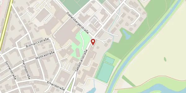 Karte der Umgebung von Sebastianstr. 32, 92637 Weiden