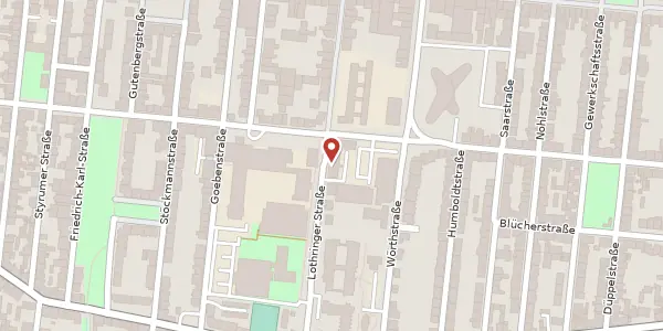 Karte der Umgebung von Lothringer Str. 60, 46045 Oberhausen