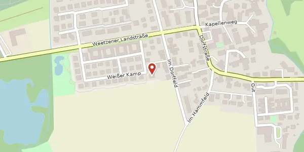 Karte der Umgebung von Weißer Kamp 45, 30966 Hemmingen