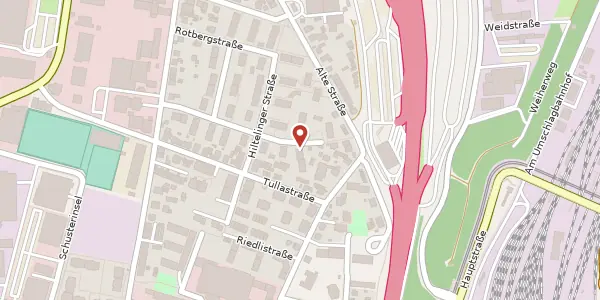 Karte der Umgebung von Markgrafenstraße 3a, 79576 Weil am Rhein