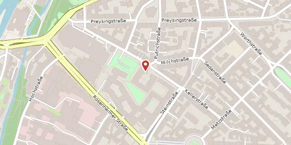 Karte der Umgebung von Kellerstr. 14, 81667 München