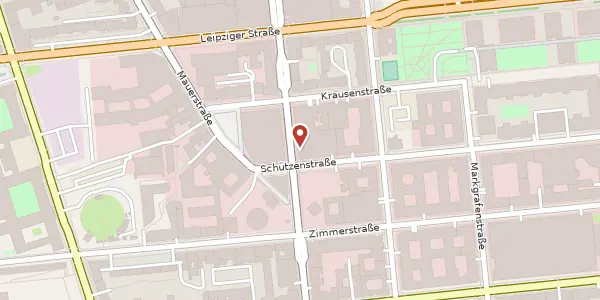 Karte der Umgebung von Friedrichstraße 50/55, 10117 Berlin