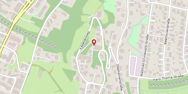 Karte der Umgebung von Kapellenweg 8b, 79100 Freiburg im Breisgau